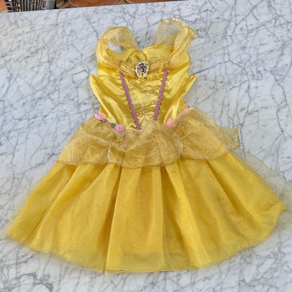 Beauty and the Beast Belle Princess Dress Costume Sz 4-6 Y